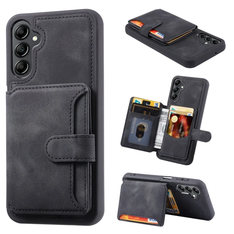 Skin Feel Dream RFID Anti-theft PU Card Bag Phone Case, For Samsung Galaxy A15 4G / 5G, For Samsung Galaxy A55 5G, For Samsung Galaxy A35 5G, For Samsung Galaxy S24 Ultra 5G...