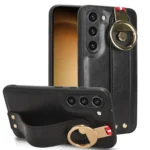 Wristband Leather Back Phone Case, For Samsung Galaxy S23 5G, For Samsung Galaxy S23 Ultra 5G, For Samsung Galaxy S22 5G
