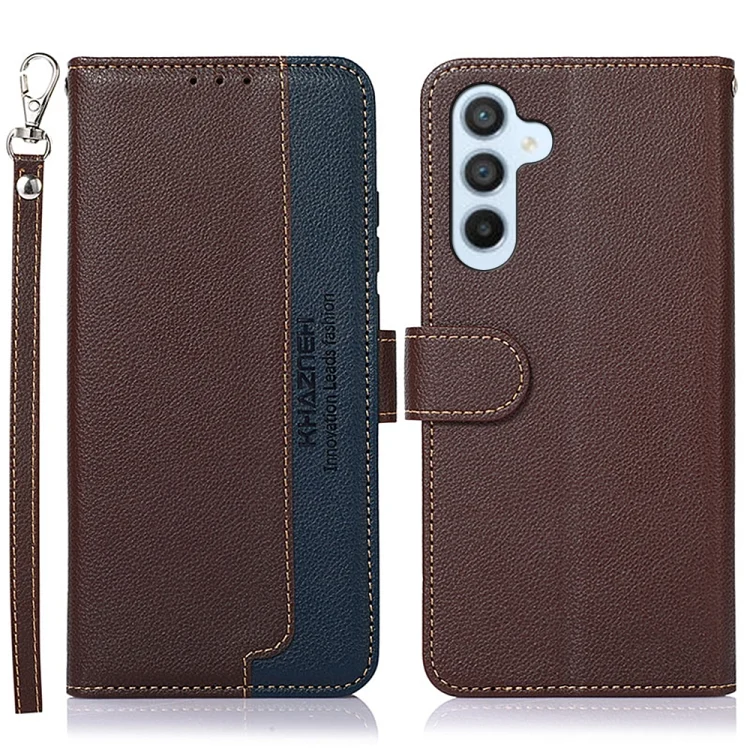 KHAZNEH Litchi Texture Leather RFID Phone Case, For Samsung Galaxy S23 FE 5G, For Samsung Galaxy Xcover 7, For Samsung Galaxy M54 5G, For Samsung Galaxy S24 Ultra 5G, For Samsung Galaxy S24+ 5G