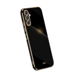 XINLI Straight Edge 6D Electroplate TPU Phone Case, For Samsung Galaxy M34 5G, For Samsung Galaxy A25 5G