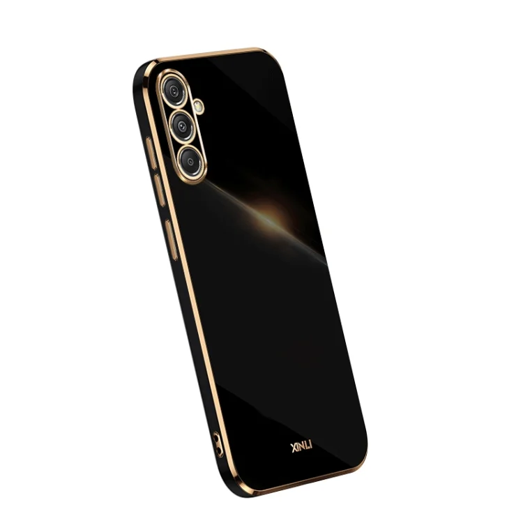 XINLI Straight Edge 6D Electroplate TPU Phone Case, For Samsung Galaxy S23 FE 5G, For Samsung Galaxy M54 5G
