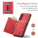 DG.MING M1 Series 3-Fold Multi Card Wallet + Magnetic Phone Case, For Samsung Galaxy A15 5G / A15 4G, For Samsung Galaxy A55 5G, For Samsung Galaxy A35 5G, For Samsung Galaxy S24 Ultra 5G - Image 6