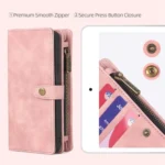 Zipper Wallet Magnetic Detachable Leather Phone Case, For Samsung Galaxy S10+, For Samsung Galaxy A12 5G, For Samsung Galaxy A13 5G, For Samsung Galaxy A14 5G, For Samsung Galaxy A22 5G... - Image 2