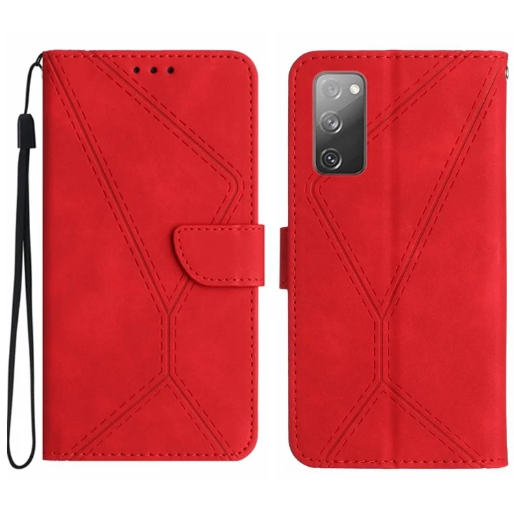 Stitching Embossed Leather Phone Case, For Samsung Galaxy S20 FE, For Samsung Galaxy S10, For Samsung Galaxy S10+