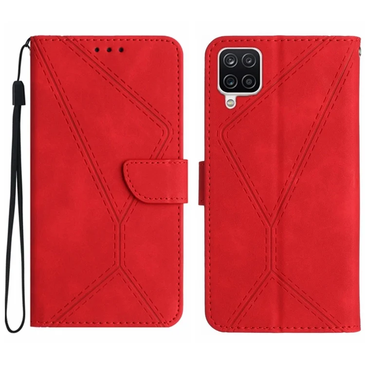 Stitching Embossed Leather Phone Case, For Samsung Galaxy A12 / M12, For Samsung Galaxy A13 4G, For Samsung Galaxy A13 5G / M13 5G