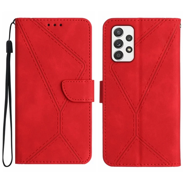 Stitching Embossed Leather Phone Case, For Samsung Galaxy A33 5G, For Samsung Galaxy A34 5G, For Samsung Galaxy A40