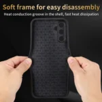 AZNS 3D Embossed Skin Feel Phone Case, For Samsung Galaxy A25 5G, For Samsung Galaxy M14, For Samsung Galaxy S23 FE 5G - Image 5
