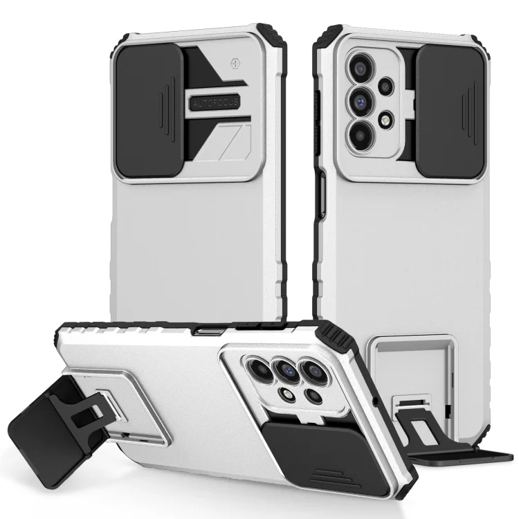Stereoscopic Holder Sliding Camshield Phone Case, For Samsung Galaxy A23 4G, For Samsung Galaxy S22+ 5G