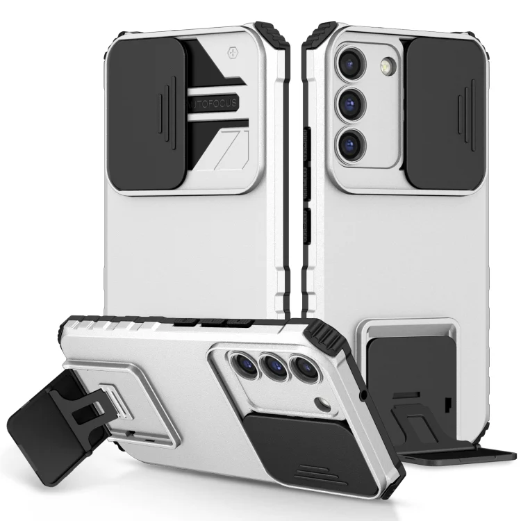 Stereoscopic Holder Sliding Camshield Phone Case, For Samsung Galaxy S22 5G, For Samsung Galaxy A52 5G