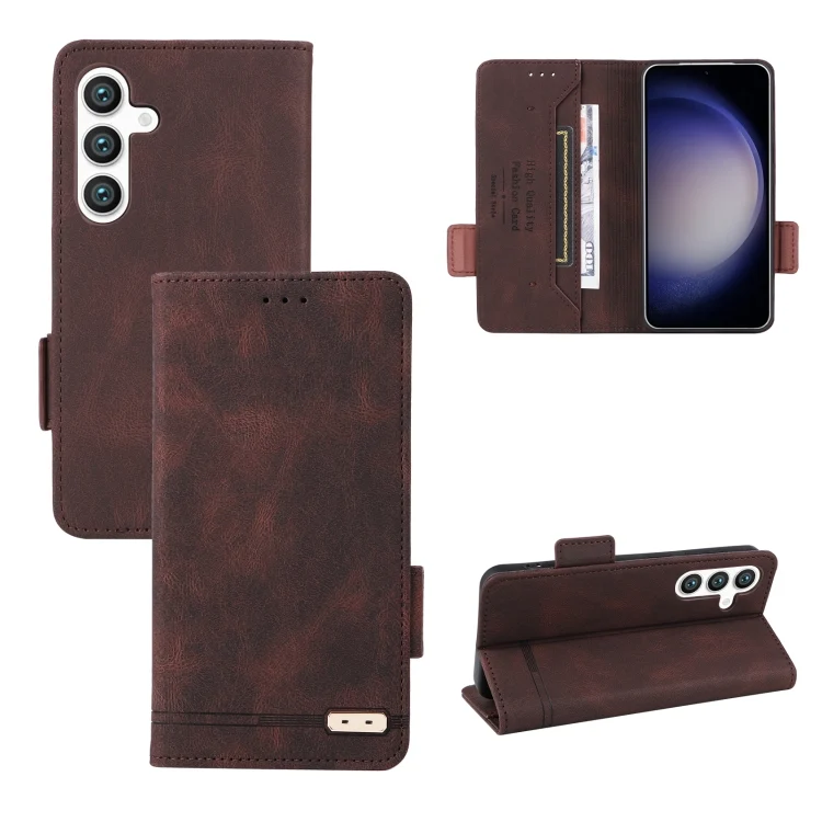 Magnetic Clasp Leather Phone Case, For Samsung Galaxy S24 5G, For Samsung Galaxy A05s, For Samsung Galaxy A25 5G Global