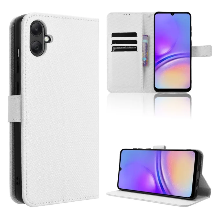 Diamond Texture Leather Phone Case, For Samsung Galaxy A05 4G, For Samsung Galaxy A05s 4G, For Samsung Galaxy M34 5G, For Samsung Galaxy A25 5G