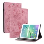 Butterfly Rose Embossed Leather Tablet Case, For Samsung Galaxy Tab S2 9.7 T810 T815, For Samsung Galaxy Tab A 9.7 T550 T555