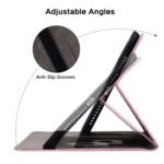 Butterfly Rose Embossed Leather Tablet Case, For Samsung Galaxy Tab S2 9.7 T810 T815, For Samsung Galaxy Tab A 9.7 T550 T555 - Image 8