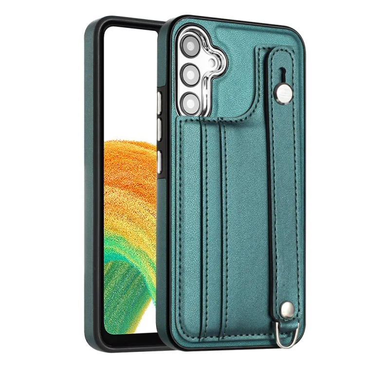 Shockproof Leather Phone Case with Wrist Strap, For Samsung Galaxy A54 5G, For Samsung Galaxy S23 Ultra, For Samsung Galaxy S23