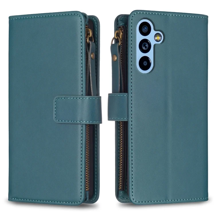 9 Card Slots Zipper Wallet Leather Flip Phone Case, For Samsung Galaxy A54 5G, For Samsung Galaxy S23 Ultra 5G, For Samsung Galaxy S23 5G
