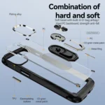 TPU + PC Lens Protection Phone Case with Ring Holder, For iPhone 15 Plus, For iPhone 15 - Image 2