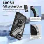 TPU + PC Lens Protection Phone Case with Ring Holder, For iPhone 15 Plus, For iPhone 15 - Image 5