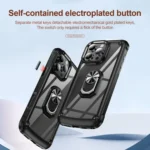 TPU + PC Lens Protection Phone Case with Ring Holder, For iPhone 16 Pro Max, For iPhone 16 Pro, For iPhone 16 Plus - Image 5