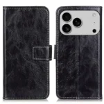 Retro Crazy Horse Texture Horizontal Flip Leather Phone Case, For iPhone 17 Pro Max, For iPhone 17 Pro, For iPhone 17, For iPhone 17 Air, iPhone 16e