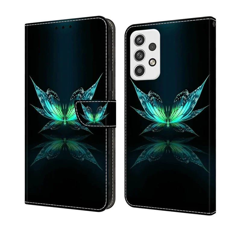 Crystal 3D Shockproof Protective Leather Phone Case, For Samsung Galaxy A23 5G