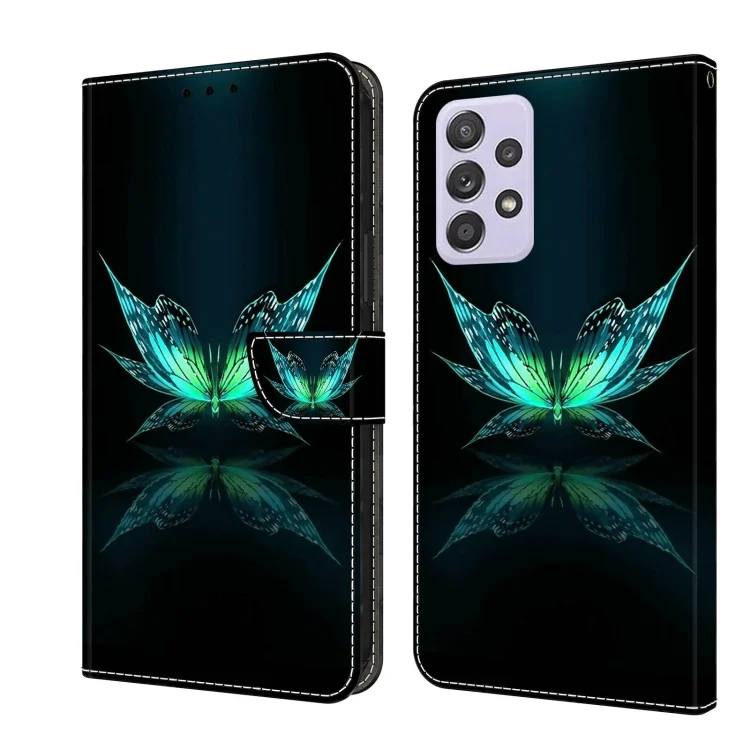 Crystal 3D Shockproof Protective Leather Phone Case, For Samsung Galaxy A52 / A52s 5G