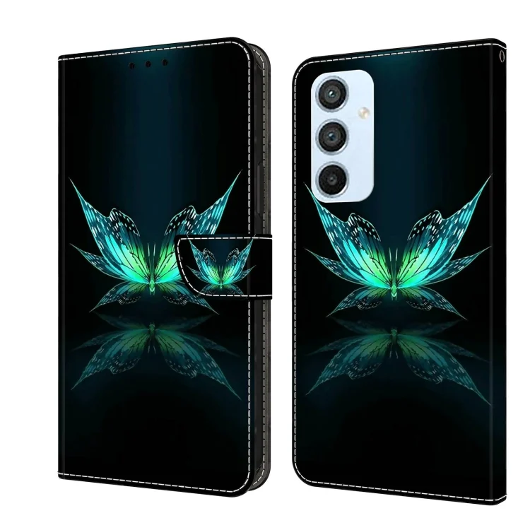 Crystal 3D Shockproof Protective Leather Phone Case, For Samsung Galaxy A54 5G