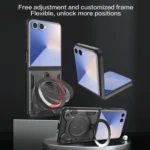 CD Texture Magnetic Holder Phone Case, For Samsung Galaxy Z Flip7, For Samsung Galaxy Z Flip5 - Image 6
