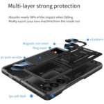 Sliding Camera Cover Design TPU+PC Phone Case, For Samsung Galaxy Z Fold5 - Image 3