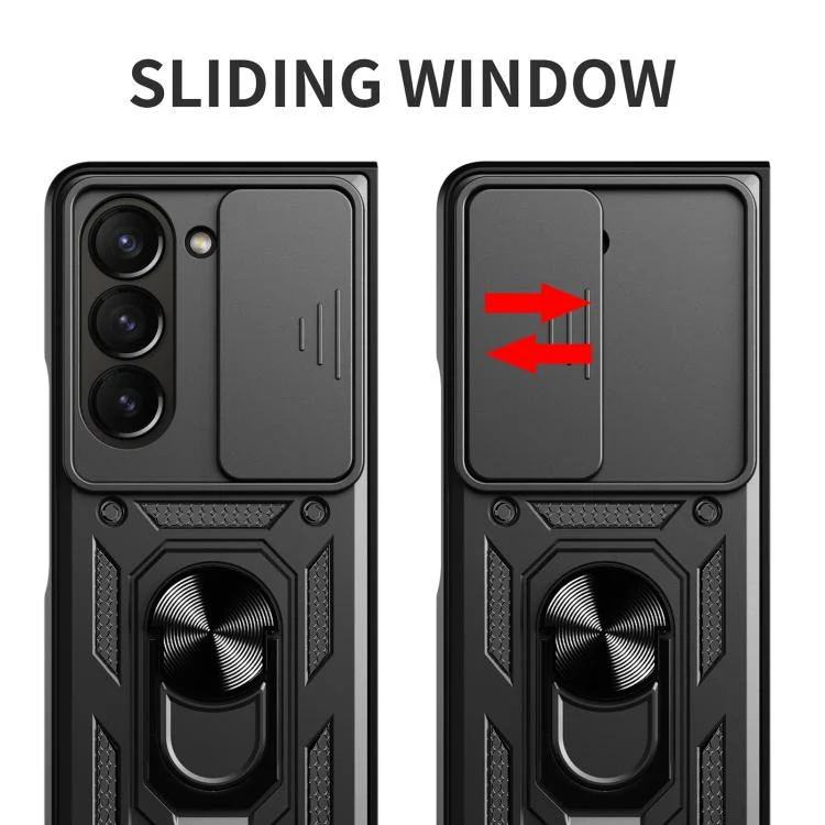 EDA004873803A_3.webp Sliding Camera Cover Design TPU+PC Phone Case, For Samsung Galaxy Z Fold7, For Samsung Galaxy Z Fold6 - Image 4