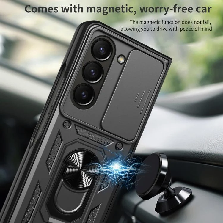 EDA004873803A_5.webp Sliding Camera Cover Design TPU+PC Phone Case, For Samsung Galaxy Z Fold7, For Samsung Galaxy Z Fold6 - Image 6