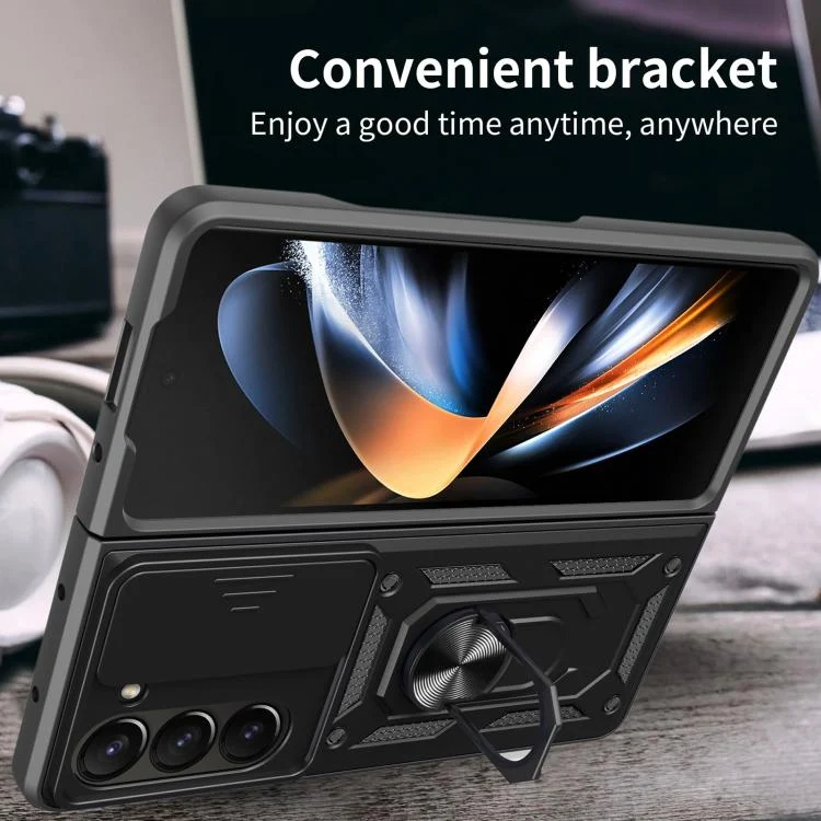EDA004873803A_6.webp Sliding Camera Cover Design TPU+PC Phone Case, For Samsung Galaxy Z Fold7, For Samsung Galaxy Z Fold6 - Image 7