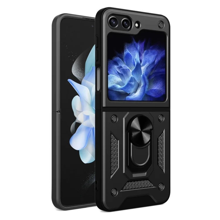 Armor Magnetic Bracket TPU+PC Phone Case, For Samsung Galaxy Z Flip5