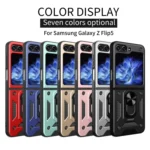Armor Magnetic Bracket TPU+PC Phone Case, For Samsung Galaxy Z Flip5 - Image 2
