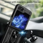 Armor Magnetic Bracket TPU+PC Phone Case, For Samsung Galaxy Z Flip5 - Image 6