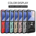 Armor Magnetic Bracket TPU+PC Phone Case, For Samsung Galaxy Z Flip7, For Samsung Galaxy Z Flip6 / Flip7 FE - Image 2