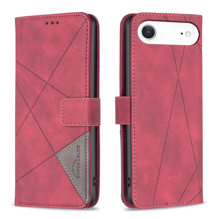 Magnetic Buckle Rhombus Texture Leather Phone Case, For iPhone 17 Air, For iPhone 16 Pro Max, For iPhone 16 Pro