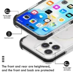 Acrylic Magsafe Magnetic Shockproof Phone Case, For iPhone 15 Pro, For iPhone 15 Plus - Image 5