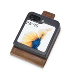 LC.IMEEKE RFID Anti-theft Leather Phone Case, For Samsung Galaxy Z Flip5 - Image 5