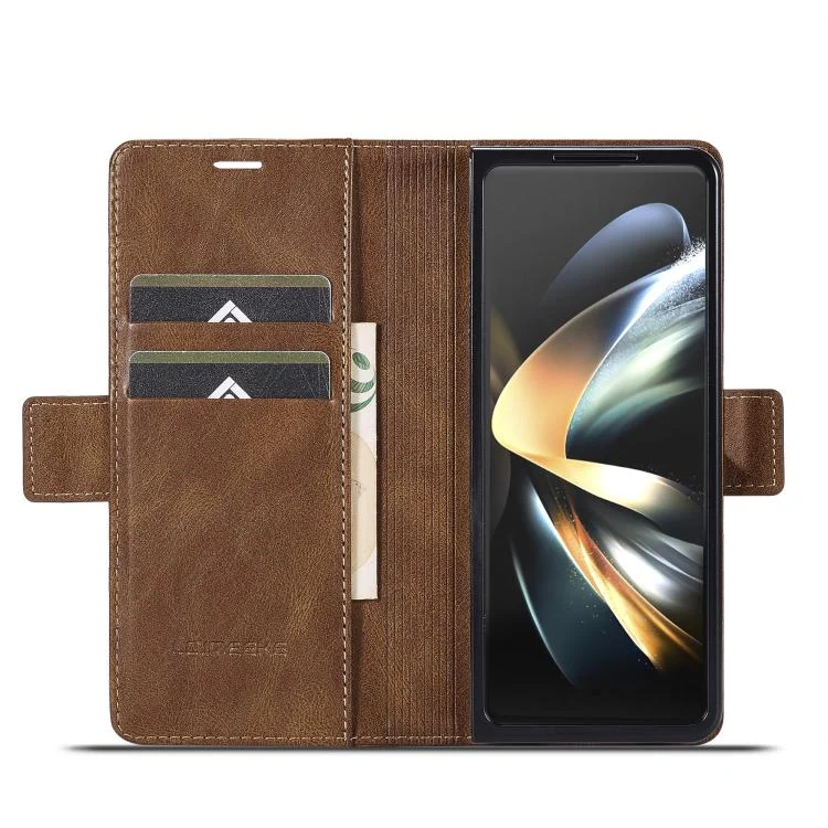 EDA004959805A_3.webp LC.IMEEKE RFID Anti-theft Leather Phone Case, For Samsung Galaxy Z Fold7 5G, For Samsung Galaxy Z Flip7 5G, For Samsung Galaxy Z Flip6 5G, For Samsung Galaxy Z Fold6 5G, For Samsung Galaxy Z Fold5 - Image 4