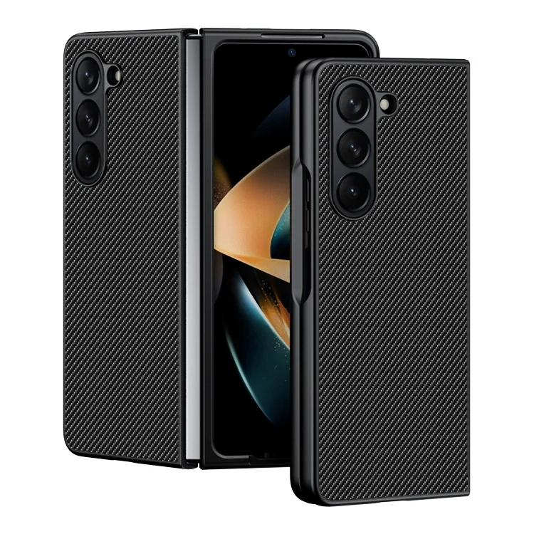 Ultra-thin Carbon Fiber Texture Printing Phone Case, For Samsung Galaxy Z Fold5, For Samsung Galaxy Z Flip5