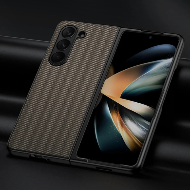 EDA004991702A_2.webp Ultra-thin Carbon Fiber Texture Printing Phone Case, For Samsung Galaxy Z Fold5, For Samsung Galaxy Z Flip5 - Image 3