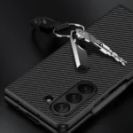 Ultra-thin Carbon Fiber Texture Printing Phone Case, For Samsung Galaxy Z Fold5, For Samsung Galaxy Z Flip5 - Image 4