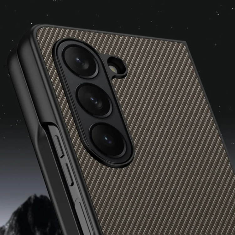 EDA004991702A_4.webp Ultra-thin Carbon Fiber Texture Printing Phone Case, For Samsung Galaxy Z Fold5, For Samsung Galaxy Z Flip5 - Image 5