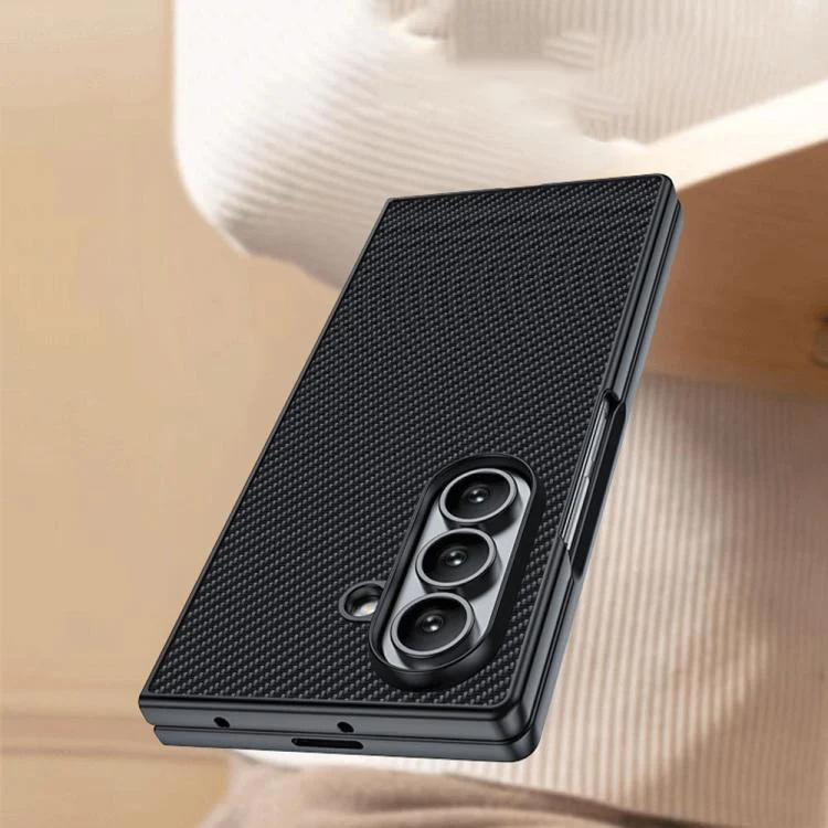 EDA004991705A_4.webp Ultra-thin Carbon Fiber Texture Printing Phone Case, For Samsung Galaxy Z Fold7, For Samsung Galaxy Z Flip7, For Samsung Galaxy Z Flip6 / Flip7 FE, For Samsung Galaxy Z Fold6 - Image 5