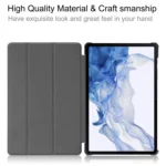 Custer Pure Color 3-Fold Holder Smart Leather Tablet Case, For Samsung Galaxy Tab S9, For Samsung Galaxy Tab S10 Ultra / S9 Ultra - Image 4