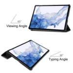 Custer Pure Color 3-Fold Holder Smart Leather Tablet Case, For Samsung Galaxy Tab S9, For Samsung Galaxy Tab S10 Ultra / S9 Ultra - Image 5