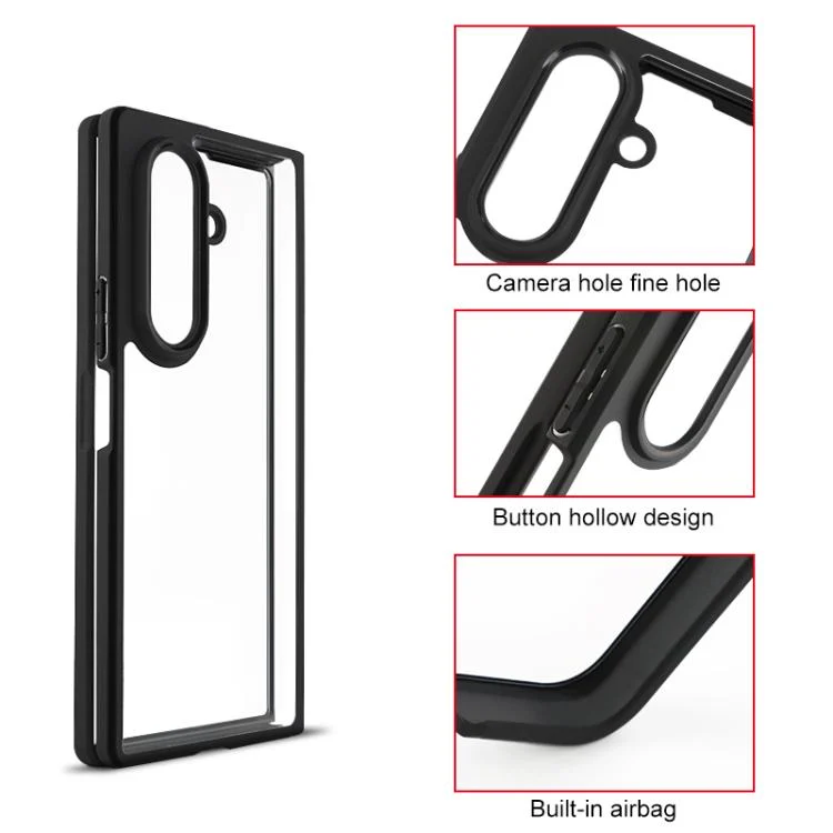 EDA005016103A_3.webp Frosted TPU + Transparent PC Phone Case, For Samsung Galaxy Z Fold7, For Samsung Galaxy Z Fold5, For Samsung Galaxy Z Fold4 - Image 4