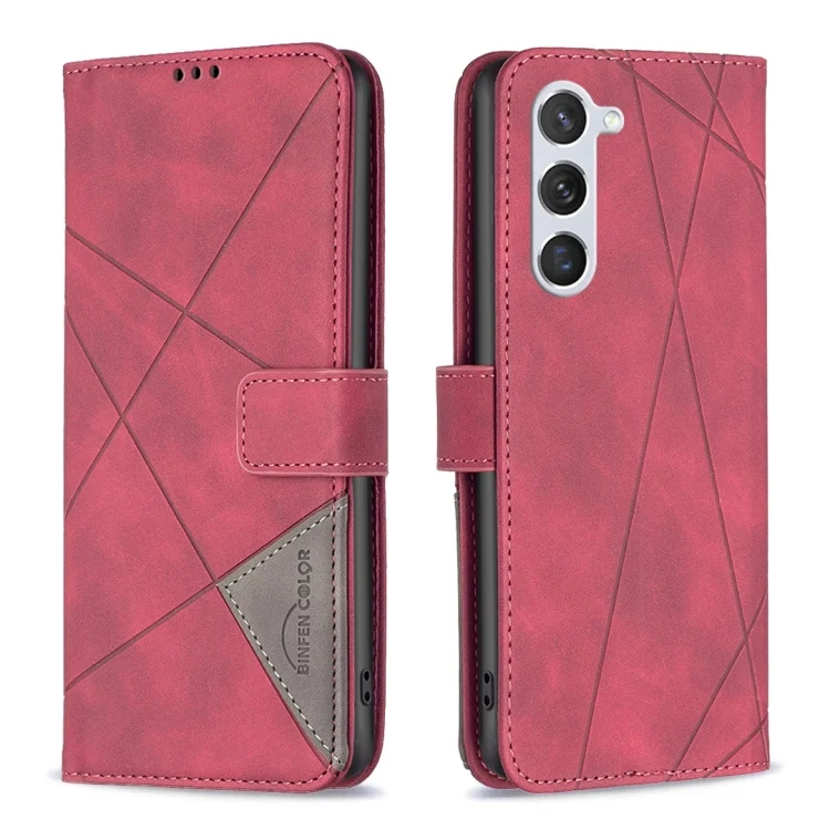 Magnetic Buckle Rhombus Texture Leather Phone Case, For Samsung Galaxy S24 5G, For Samsung Galaxy A15, For Samsung Galaxy A05