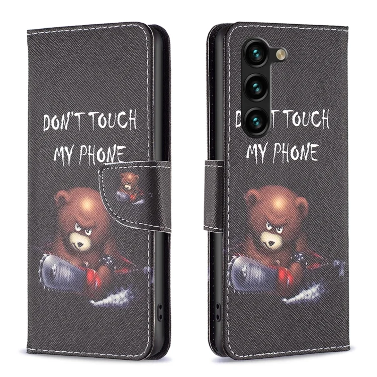 Colored Drawing Pattern Leather Phone Case, For Samsung Galaxy S24+ 5G, For Samsung Galaxy A05
