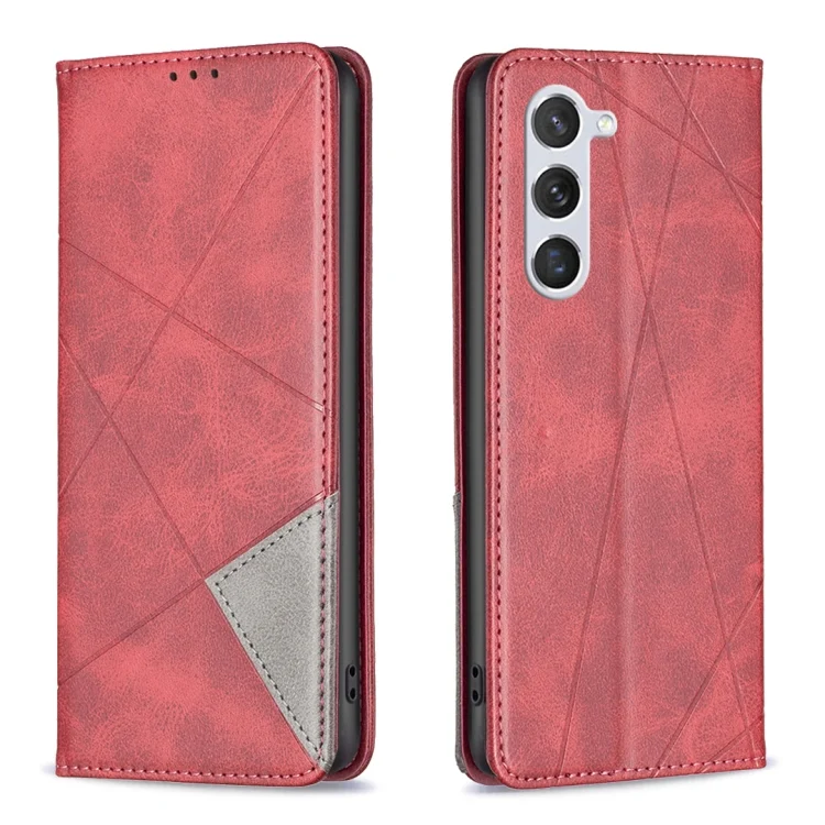 Rhombus Texture Magnetic Leather Phone Case, For Samsung Galaxy S24 5G, For Samsung Galaxy A05s